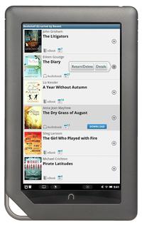 The Overdrive App is now available for Nook tablets